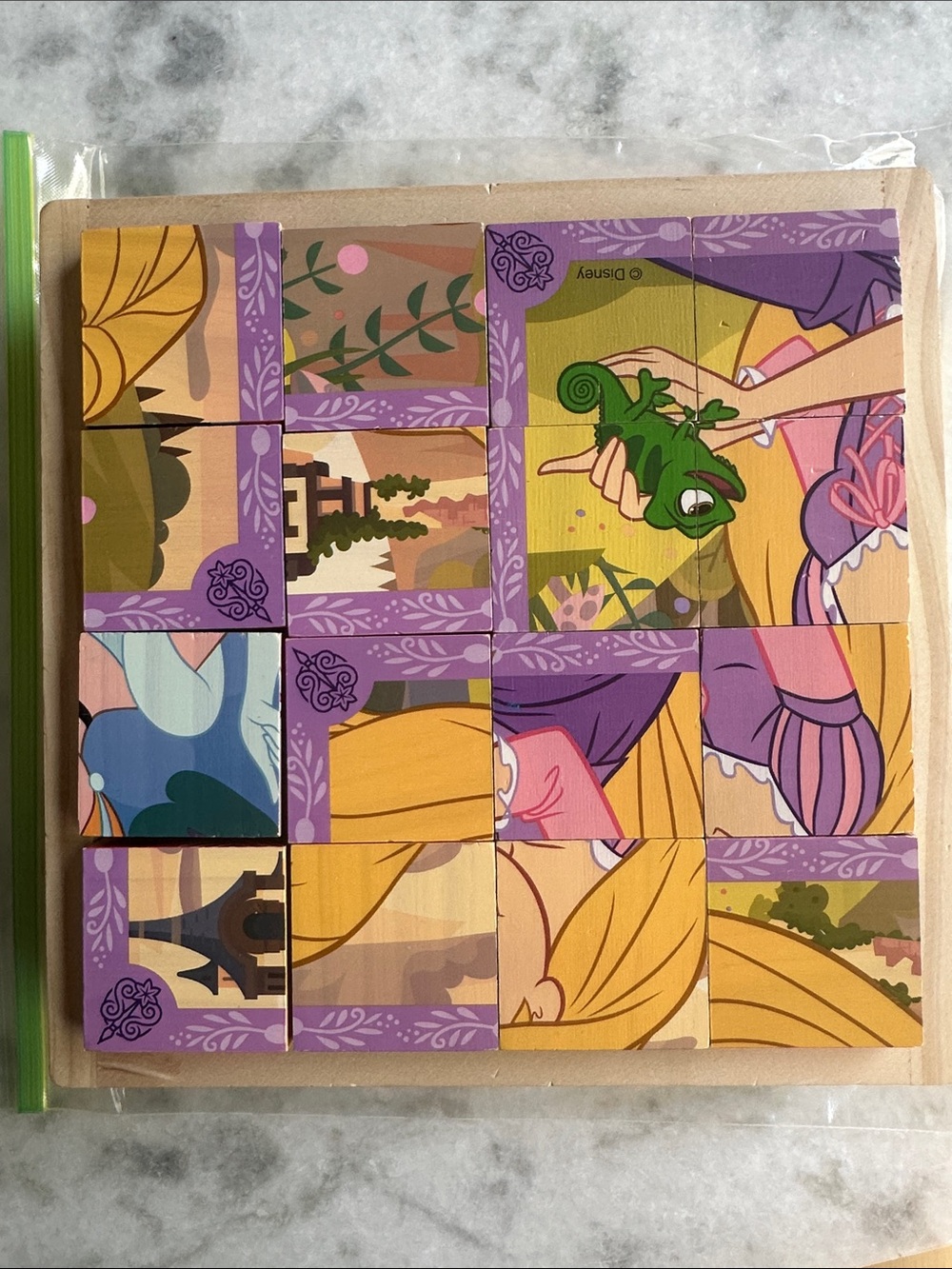 Wooden Princess Puzzle Blocks